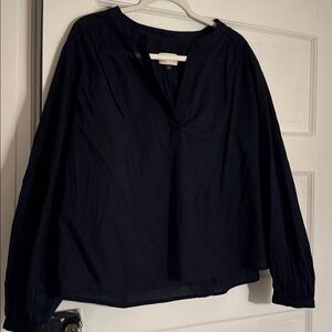 Universal Thread Black Smocked Blouse